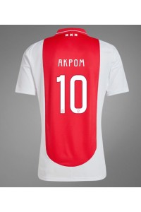 Ajax Chuba Akpom #10 Jalkapallovaatteet Kotipaita 2024-25 Lyhythihainen